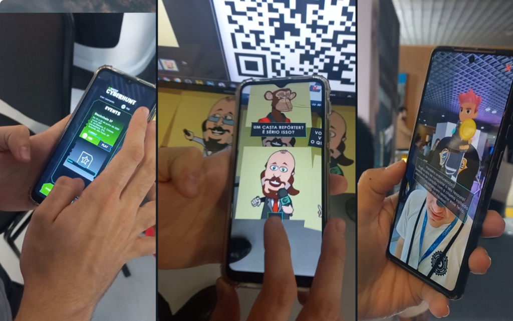 Teste Beta do aplicativo “Cyberhunt” no Blockchain SP Festival 2023!